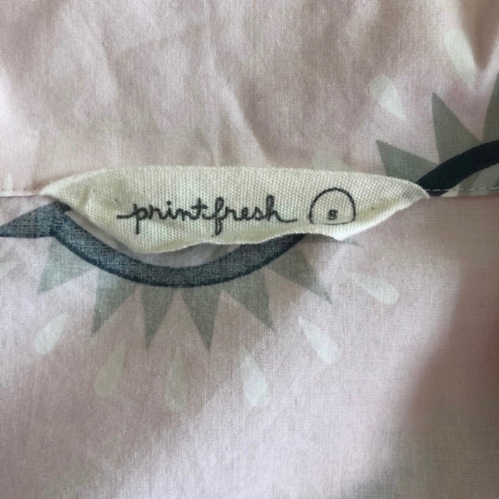 Printfresh Pink Eye Pattern Pajama Top - image 3